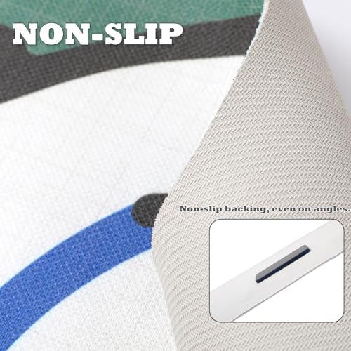 Cute Dog Bath Mat, Microfiber Ultra Thin Bathroom Rugs Fit Under Door Quick Dry - Image 5