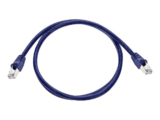 Monoprice Cat6A 3ft Purple Patch Cable Double Shielded 26AWG 10G Pure Bare - Image 4