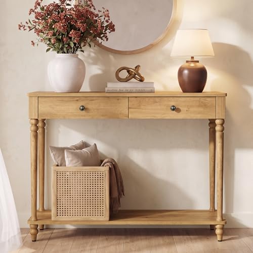 VASAGLE 39.3"Console Table, Narrow Entryway Sofa Table by VASAGLEbySONGMICSHOME