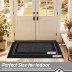 BEQHAUSE Indoor Door Mat 24" x 60", Dirt Trapper Door Mats - Image 2