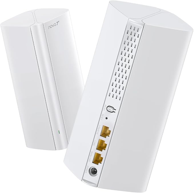 Tenda BE5100 WiFi 7 Mesh WiFi System – Dual-Band Whole-Home Coverage, 1×2.5G + by Tenda