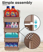 Skywin Stackable Storage Bins Open Front - Image 3