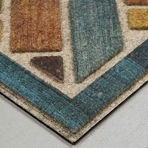 Mohawk Home Entryway Door Mat 2' x 4' All Weather Doormat Outdoor Non Slip - Image 3