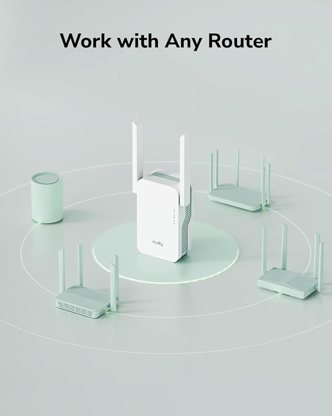 Cudy RE1500 AX1500 WiFi 6 Range Extender Dual Band 2.4G 5G Wireless Booster - Image 8