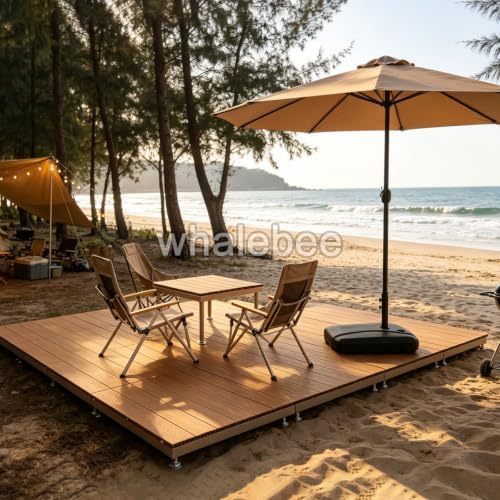 Heavy-duty Patio Decking 84×84cm WPC Deck Tiles Outdoor - Image 4