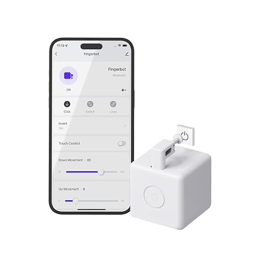 MOES Zigbee Fingerbot Plus, No Wiring Switch Smart Button Pusher, Upgrade by MOES