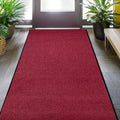 LuxUrux Striped Red Door Mat by LuxUrux