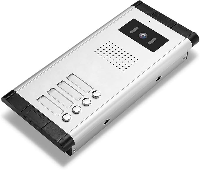 Apartment Video Intercom System, 4 Household Video Doorbell Kits, Wired 7 - Image 4