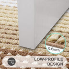 Kitinjoy Indoor Outdoor Door Mat, 47x20 Non-Slip Dirt Trapper Doormats - Image 4