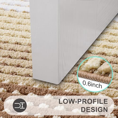 Kitinjoy Indoor Outdoor Door Mat, 47x20 Non-Slip Dirt Trapper Doormats - Image 4
