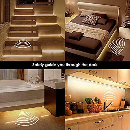 Vansky Motion Activated Bed Light, Flexible LED Strip Motion Sensor Night Light - Image 7