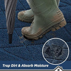 BEQHAUSE Dirt Trapper Door Mat 24" x 60", Doormat Non-Slip - Image 3