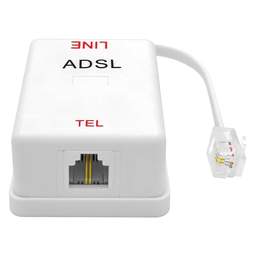 NECABLES DSL Filter for Phone Line 6 Inductors Version RJ11 6P2C Male to Female - Image 2
