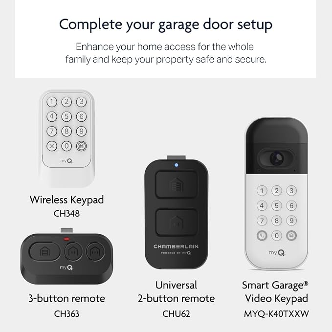 Chamberlain RJO101MC Ultra-Quiet Wall Mount Garage Door Opener - Image 8