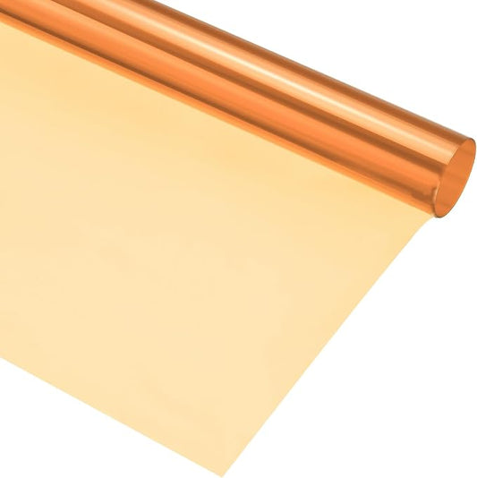 MECCANIXITY Lighting Gel Filter 39.4x39.4 Inch Orange 85B Color Correction Sheet by MECCANIXITY