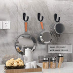 IBosins 15PCS Coat Hooks Wall Mounted Black Single Prong Robe Hook - Image 5