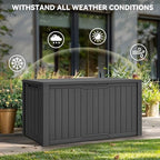 YITAHOME 240 Gallon Extra Large Outdoor Storage Deck Box - Image 4