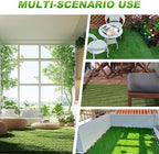 VANCASTLE Artificial Grass Tiles Interlocking Turf Squares Deck 27 Pack - Image 7