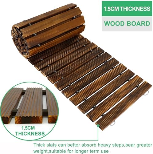 RELIANCER 24' Wooden Garden Pathway - Image 3