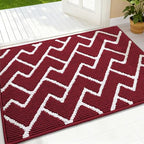 OLANLY Front Door Mat 36x24, Low-Profile Easy Clean Doormat by OLANLY