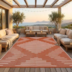 Garvee Waterproof Outdoor Rug 9x12 by Garvee
