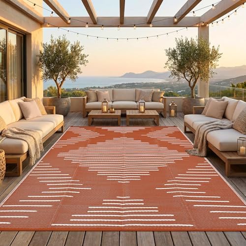 Garvee Waterproof Outdoor Rug 9x12 by Garvee