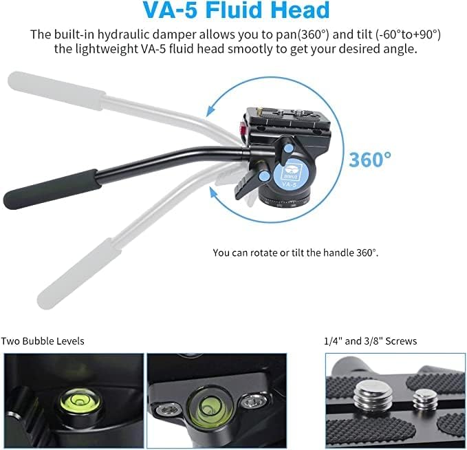 SIRUI P-424FL Carbon Fiber Camera Monopod Kit, Tripod Base, Flip Locks - Image 6