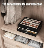 NEWLOOP 20 Slots Sunglass Organizer Drawer Display Case - Image 4