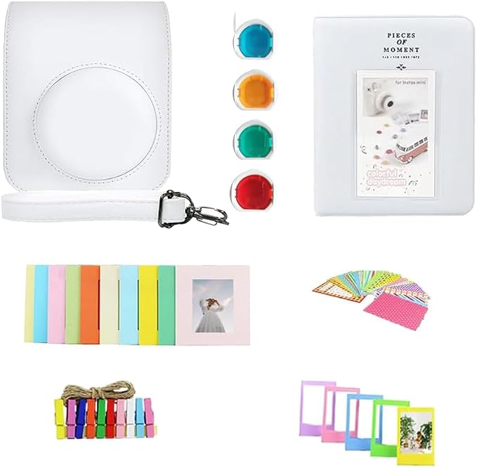 FUJIFILM INSTAX Mini 12 Instant Film Camera | Clay White Bundled - Image 7