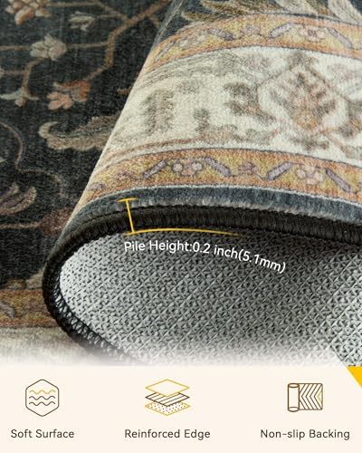 RELEANY Washable Area Rug - Image 2