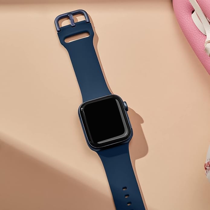 Sport Band Compatible with Apple Watch Bands 49mm 46mm 45mm 44mm 42mm 41mm 40mm - Image 2