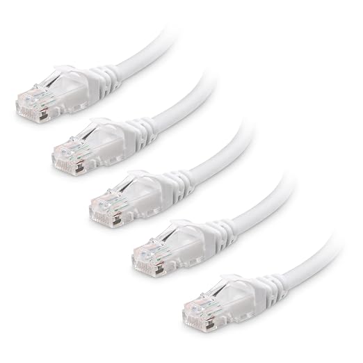 Cable Matters 10Gbps 5-Pack Snagless Cat 6 Ethernet Cable - 14ft by CableMatters