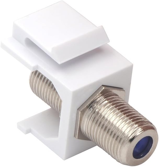 VCE Coax Keystone Jack Insert 3GHz Coaxial Cable Connector, F-Type RG6 Cable - Image 8