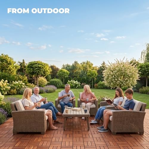 Jurax Interlocking Wood Deck Tiles - Image 2