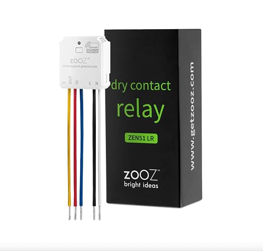 Zooz 700 Series Z-Wave Long Range Smart Relay ZEN51 | Installs Behind Wall by ZOOZ