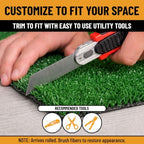 Ottomanson Artificial Grass Runner Lite 31" x 54' - Image 5