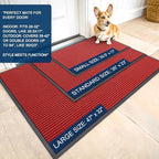 OLANLY Front Door Mat 47x23, Waterproof Heavy-Duty Indoor Outdoor Doormat - Image 2