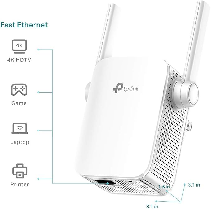 TP-Link N300 WiFi Extender, WiFi Extenders Signal Booster - Image 3