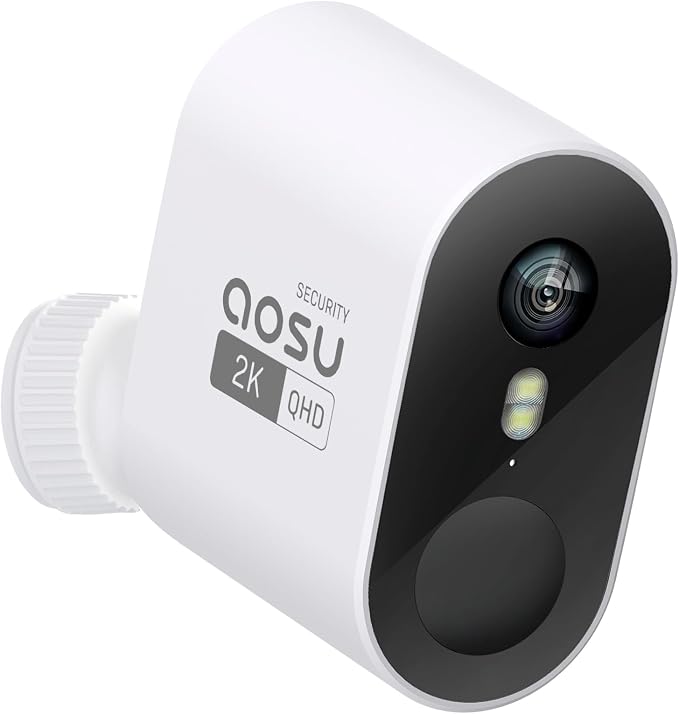 aosu 2K Add-on Camera, Requires WirelessCam/SolarCam aosuBase by AOSUSecurityOffical