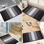 Kitinjoy Indoor Outdoor Door Mat, 40x32 Non-Slip Dirt Trapper Doormats - Image 6