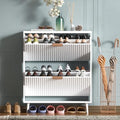 Shoe Cabinet Storage, Modern Freestanding Organizer by QIVOMIX