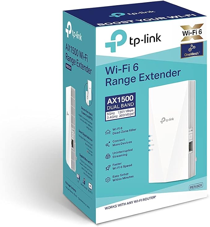 TP-Link AX1500 WiFi Extender Internet Booster, WiFi 6 Range Extender Covers up - Image 7