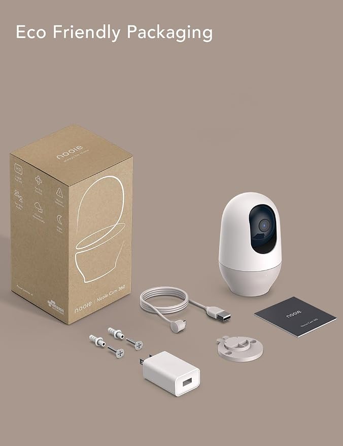 Nooie Baby Monitor with Camera 2 Pack, WiFi Baby Monitor Camera, 360-degree 2K - Image 8