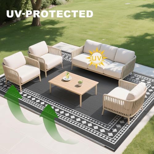RURALITY Outdoor Rugs 8x10 Waterproof - Image 5
