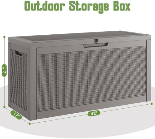 KAMABOKO Outdoor Storage Box, 75 Gallon Deck Box Outdoor Waterproof - Image 2