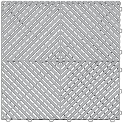Swisstrax Ribtrax PRO Interlocking Garage Floor Tiles, 15.75 x 15.75-Inch by Swisstrax