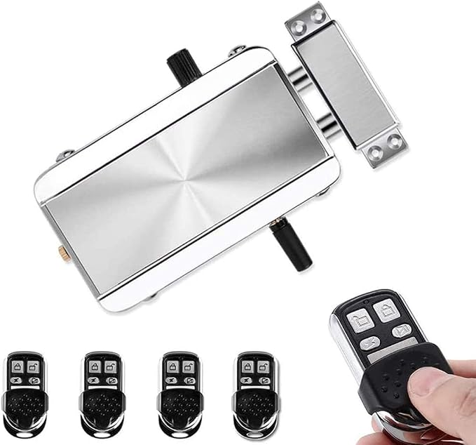 Remote Control Electronic Intelligent Door Lock, Smart Wireless Anti-Theft Home - Image 3