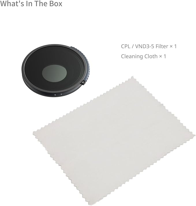 SmallRig 2-in-1 CPL/VND 3-5 Filter - Image 9