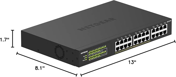 NETGEAR 24 Port PoE Switch Unmanaged – 24 Port PoE Gigabit Switch - Image 7