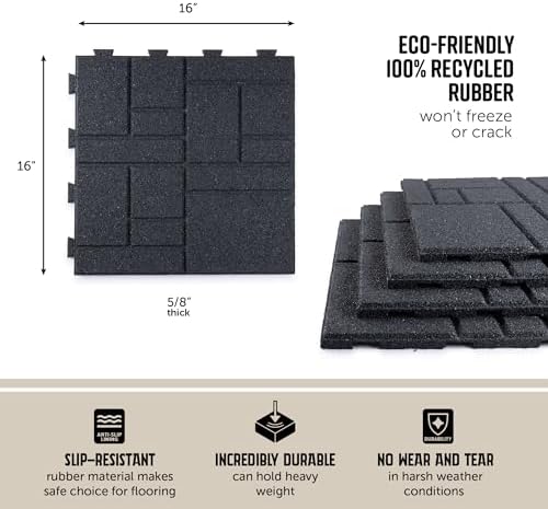 Playsafer Squarescape Rubber Interlocking Tile - Image 6